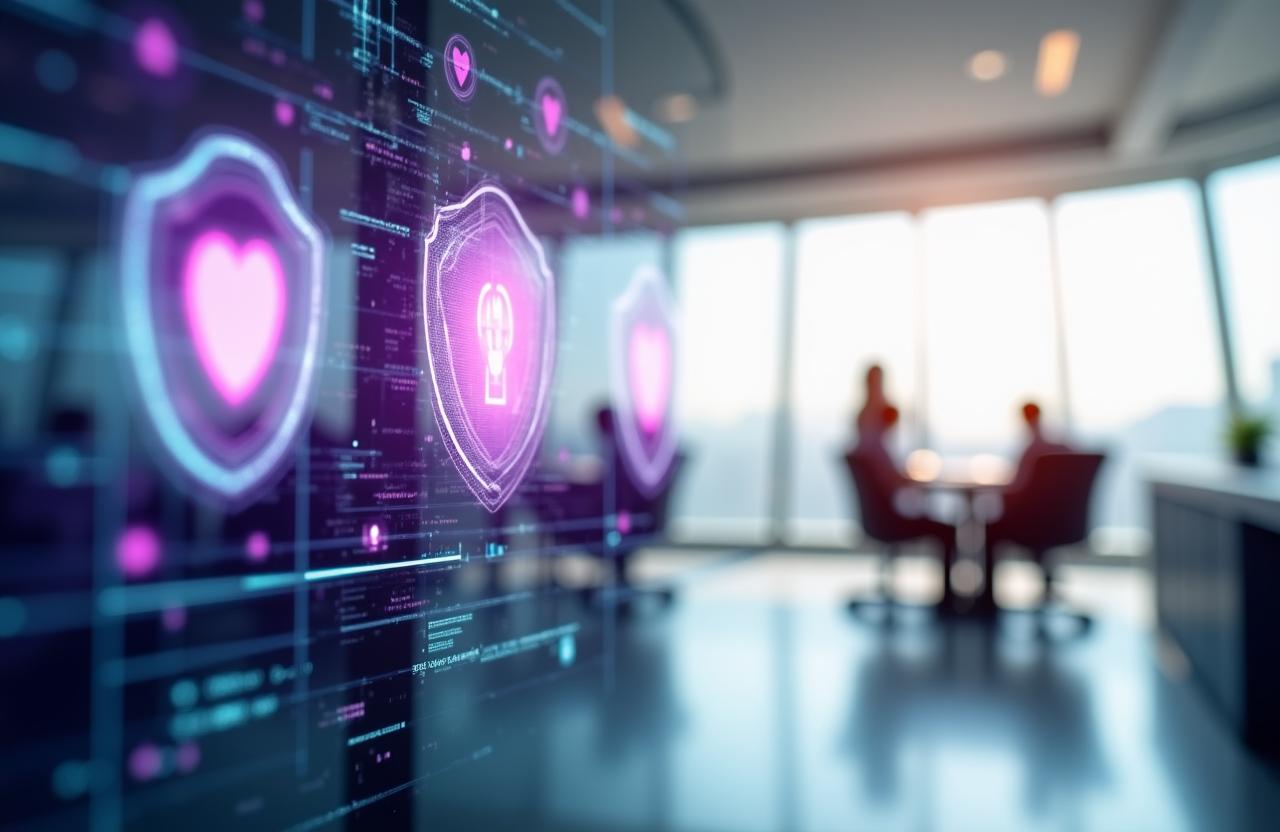 Professionele beveiliging en privacy concept