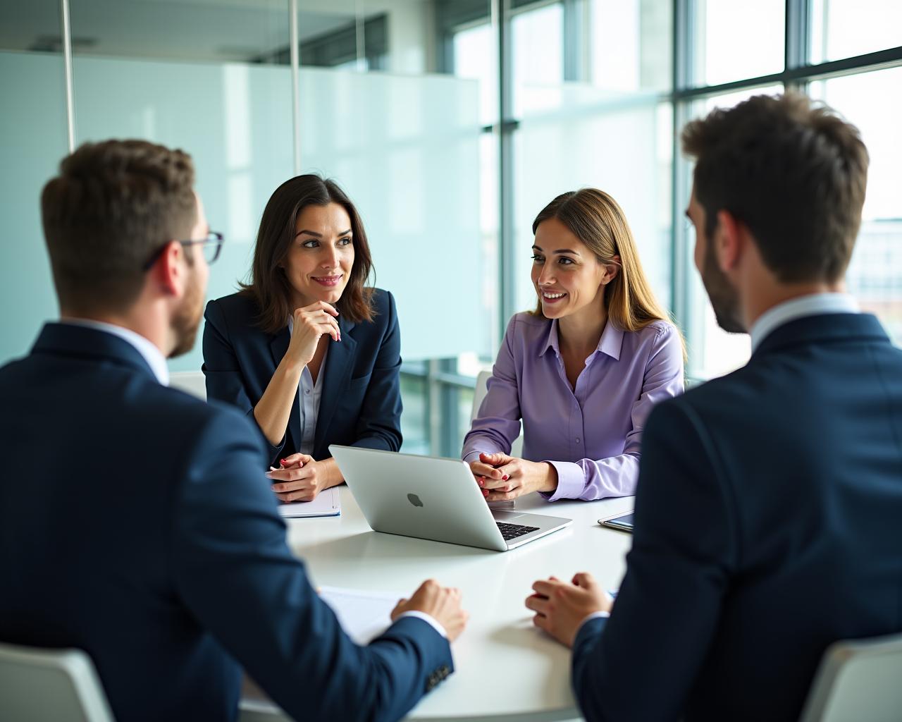 Professioneel HR overleg in een modern kantoor in Noord-Brabant