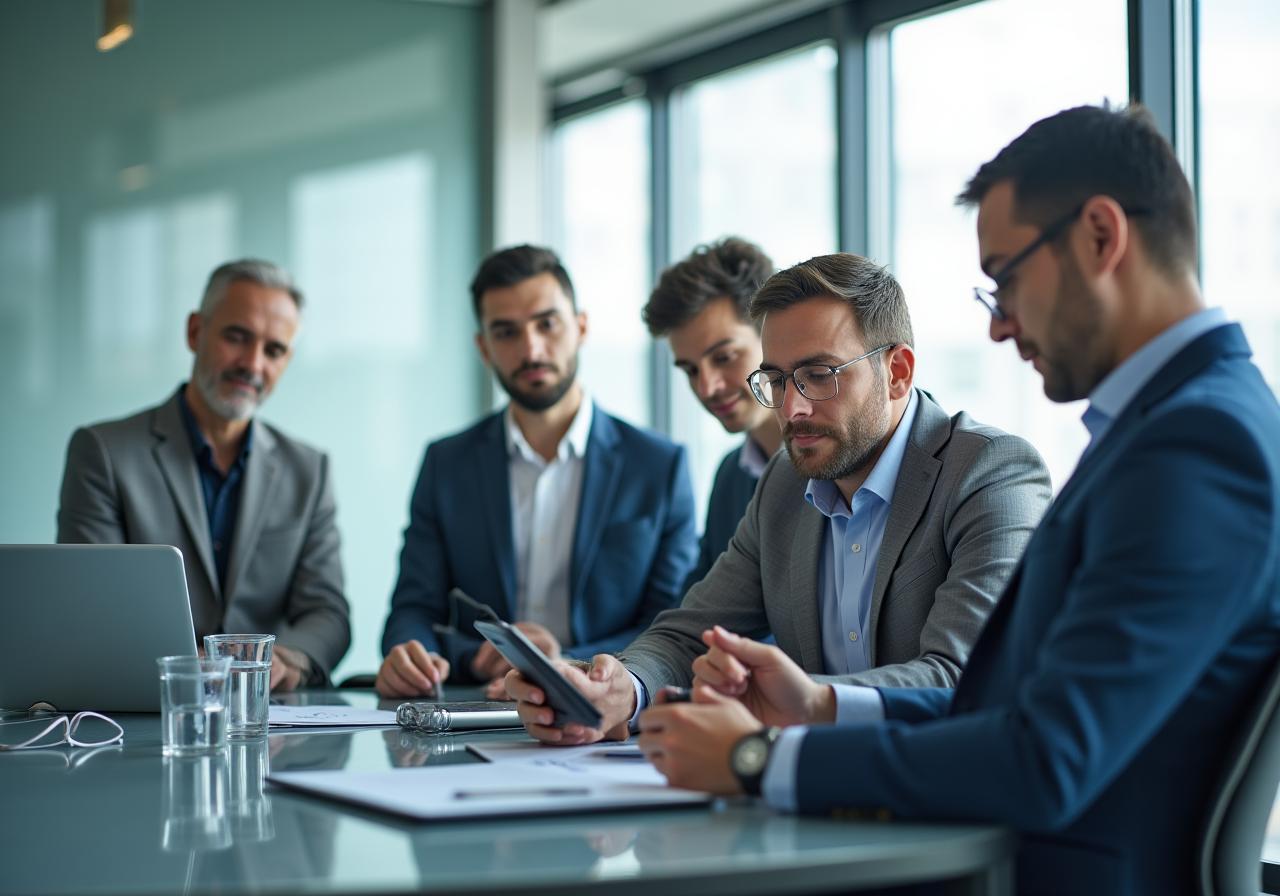 Professionele HR consulting sessie in een modern kantoor